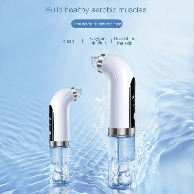 Alt view image 5 of 5 - Super Micro Bubble Blackhead Remover Vacuum Tool Electric Pore Cleanser Acne Comedo Extractor Machine 6 In 1 Device 3 Suction Levels USB Charging For Daily Facial Skin Care Deep Cleaning Spa White