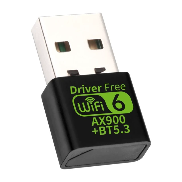 Alt view image 7 of 7 - AX900 USB WiFi 6 Adapter External Wireless Network Card Dongle With Bluetooth 5 3 Dual Band 2 4GHz 5GHz Up To 900Mbps High Speed IEEE 802 11ax Receiver For Laptop Desktop PC Windows 11 10 OS