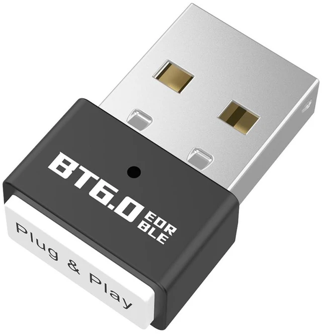 Main image of USB Bluetooth 6.0 Adapter for PC, Long Range (66ft/20m) Nano Dongle Receiver & Transmitter, Supports 7 Devices Simultaneously, Driver-Free for Windows 11/10/8.1 Desktop & Laptop