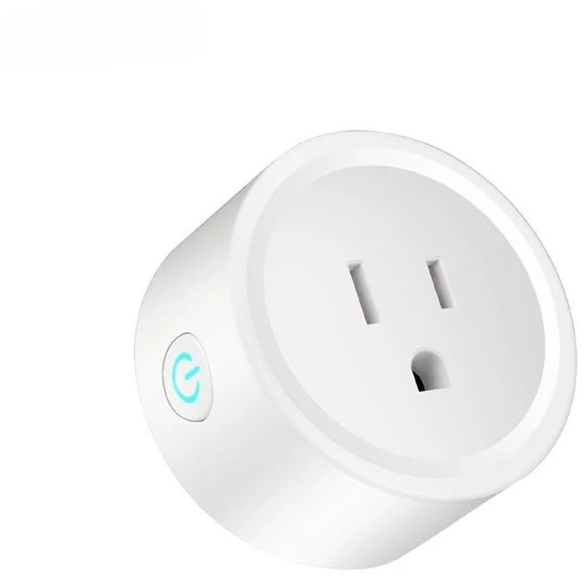 Main image of WiFi Smart Plug (15A / 1800W), 2.4GHz Wireless Outlet Socket with App Remote Control, Voice Control & Timer Schedule, No Hub Required Space-Saving Wall Plug for Home Appliances