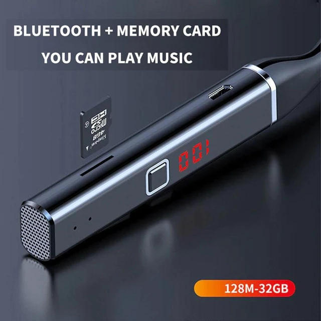 Alt view image 3 of 5 - 100 Hours Playtime Wireless Bluetooth Earphone Magnetic Neckband Headphone IPX5 Waterproof Noise Cancelling Mic Stereo Earbud Earpiece Headset for Sport Workout Running Gym Fitness Smartphone