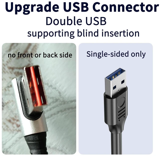 Alt view image 2 of 7 - Right Angle Coiled USB A to Type C Cable 90 Degree Retractable 6A Fast Charging Cord Blind Plug Data Sync Spring Wire Adapter Power Charger Line Charge and Sync for Car, Phone 15/16,S23,Carplay-4.9Ft