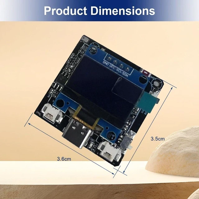 Alt view image 5 of 7 - ESP32-C3 XiaoZhi AI Development Board WiFi Bluetooth Microcontroller Voice Interaction Continuous Dialogue Module for Smart Home IoT Robot Speech Recognition Maker Project Demo Board Programming
