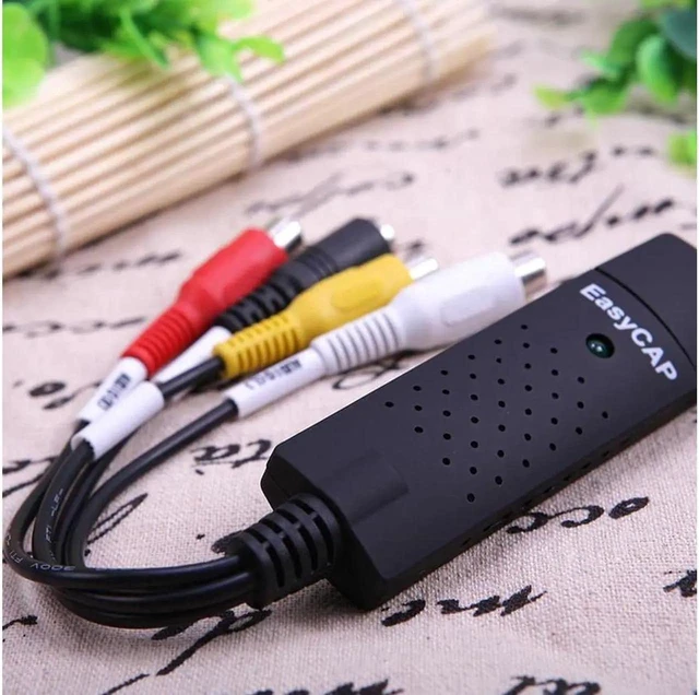 Alt view image 5 of 7 - Easycap USB 2.0 Video Capture Card RCA AV Stereo Audio Adapter VHS to Digital Converter Grabber Dongle for TV DVD DVR VCR Camcorder PC Laptop Windows Mac OS Recording Streaming Media Backup