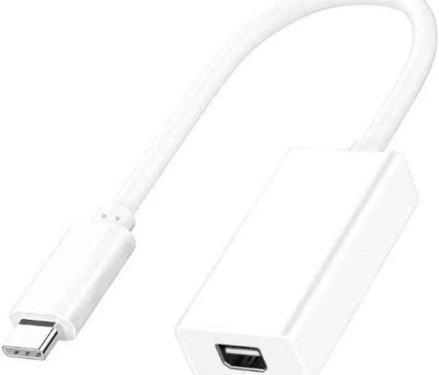 Main image of Thunderbolt 3 to Thunderbolt 2 Adapter Type C USB Cable Converter Dongle High Speed Data Transfer Video Display Extension Wire Cord Suitable for Macbook Air Pro& White 1 PC
