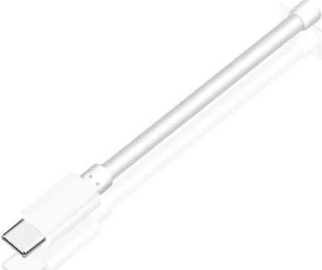Alt view image 3 of 5 - Thunderbolt 3 to Thunderbolt 2 Adapter Type C USB Cable Converter Dongle High Speed Data Transfer Video Display Extension Wire Cord Suitable for Macbook Air Pro& White 1 PC