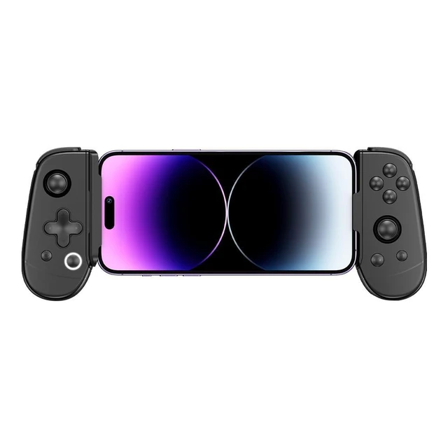 Alt view image 7 of 7 - Mobile Game Controller (8-Pin Direct Plug), Telescopic Phone Gamepad with Hall Effect Triggers, Mechanical Microswitch Buttons, Passthrough Charging & Zero Latency for Cloud Gaming