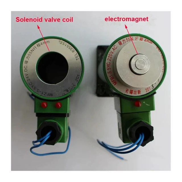 Alt view image 3 of 5 - MFB1-5.5YC AC 110V Hydraulic Solenoid Valve Coil, Electromagnet Replacement Coil (Inner Diameter 27mm, Length 69mm) for Directional Control Valves, Coil Only