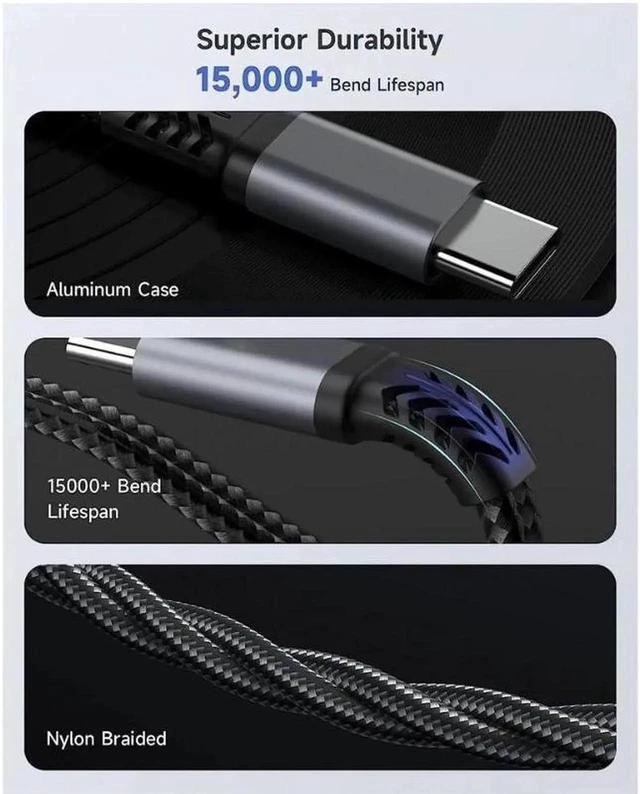 Alt view image 2 of 3 - 2-in-1 USB-C to 3.5mm Headphone & Charger Adapter, Hi-Res DAC Aux Dongle with 60W PD Fast Charging, Mic & In-Line Control for USB-C Phones, Tablets & Laptops, Black