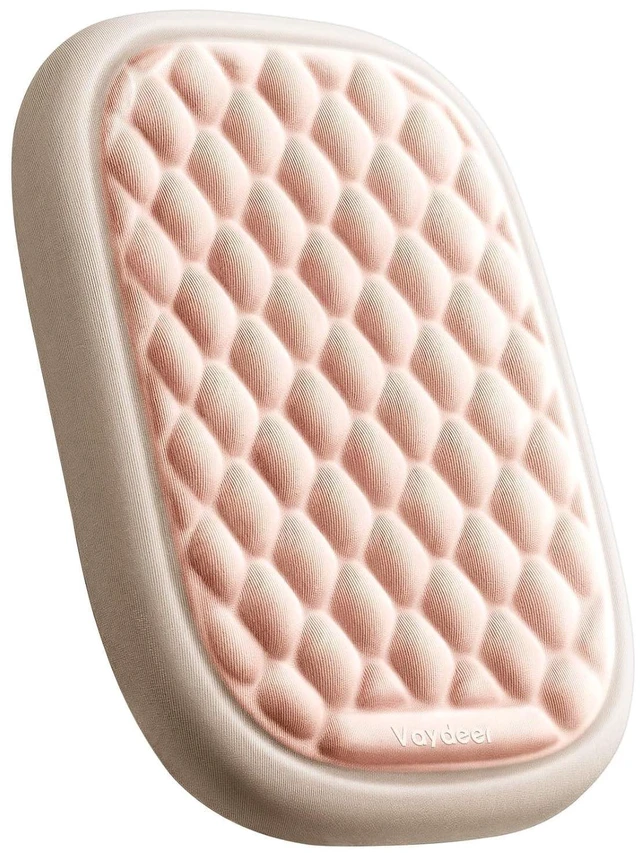 Main image of Ergonomic Desk Elbow Rest Pad, Extended Memory Foam Armrest & Keyboard Wrist Cushion with Non-Slip Rubber Base, Thickened Anti-Fatigue Mat for Typing & Gaming, Rose Pink