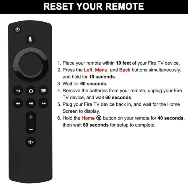 Alt view image 5 of 5 - L5B83H Bluetooth Voice Remote Control Replacement Wireless Handheld Controller With Speech Audio Command Search Navigation Quick Pairing Smart Media Player For Streaming TV Stick Media Systems