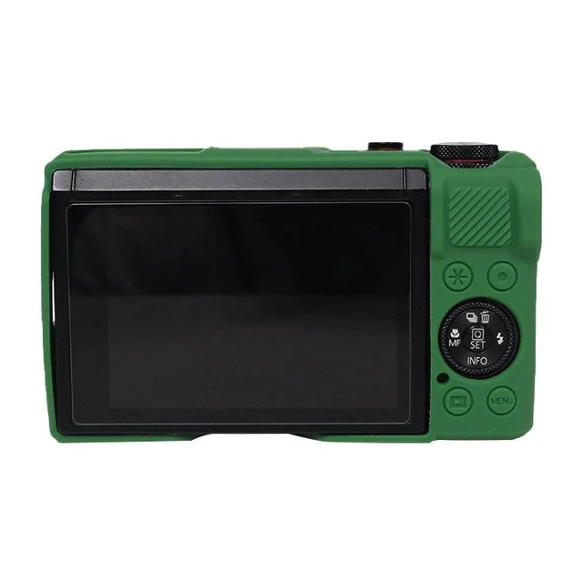 Alt view image 2 of 6 - Silicone Camera Case with Lens Cover for G7 X Mark III / G7X3, Anti-Slip Rubber Protective Armor Skin with Battery & Flip Screen Access, Tripod Mountable, Black