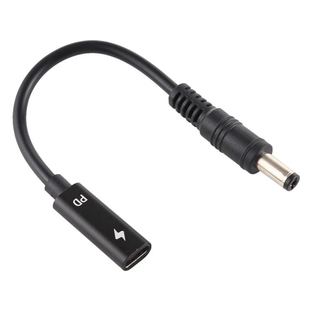 Alt view image 3 of 6 - USB-C to DC 5.5x2.1mm Power Cable (3.3ft / 1M), 12V-20V (100W Max) PD Trigger Decoy Charging Cord, Type-C to DC 5521 Barrel Wire for Routers, CCTV Cameras & Monitors