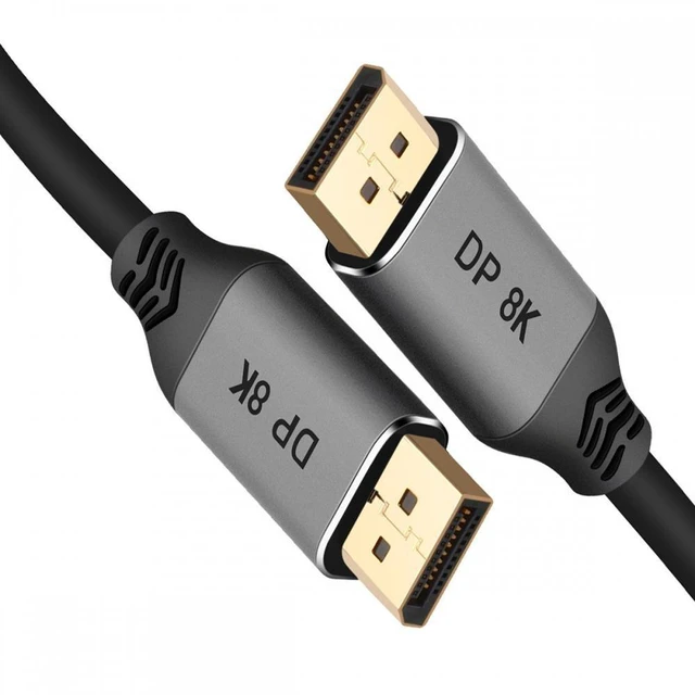 Main image of DisplayPort 1.4 Cable DP to DP Cable Male to Male Cord Ultra HD UHD 8K 60Hz 4K 144Hz 7680x4320 Resolution High Speed Video Audio Wire Lead For PC Laptop TV Gaming Monitor Displays 500cm