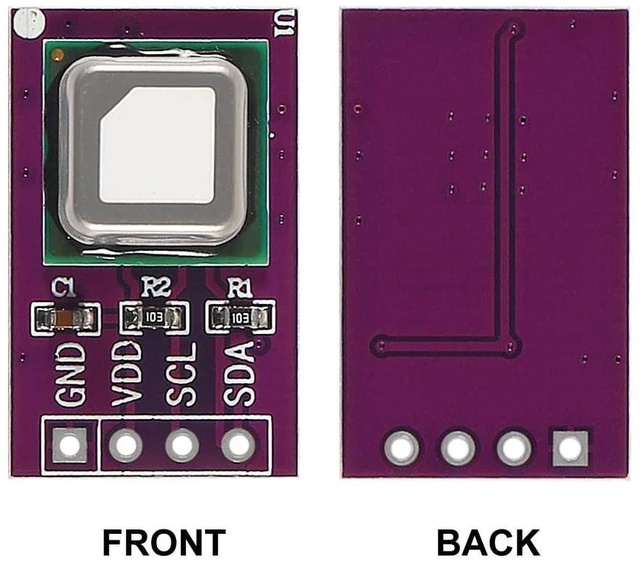 Alt view image 2 of 5 - SCD40 CO2 Gas Sensor Module (1-Pack), 3-in-1 Carbon Dioxide, Temperature & Humidity Detector Board, Photoacoustic I2C Interface Breakout for HVAC, Air Quality & IoT Nodes