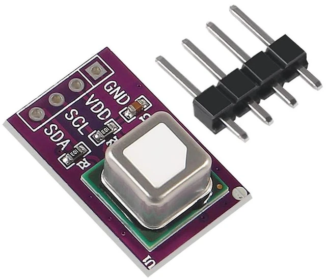 Alt view image 4 of 5 - SCD40 CO2 Gas Sensor Module (1-Pack), 3-in-1 Carbon Dioxide, Temperature & Humidity Detector Board, Photoacoustic I2C Interface Breakout for HVAC, Air Quality & IoT Nodes