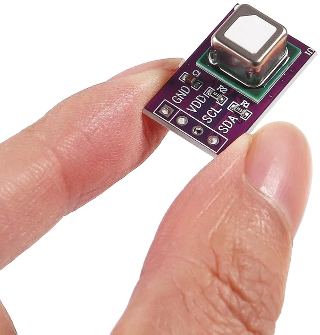 Alt view image 5 of 5 - SCD40 CO2 Gas Sensor Module (1-Pack), 3-in-1 Carbon Dioxide, Temperature & Humidity Detector Board, Photoacoustic I2C Interface Breakout for HVAC, Air Quality & IoT Nodes