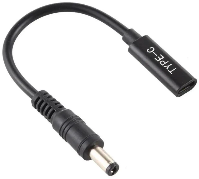 Main image of USB-C PD Trigger to DC 5.5x2.1mm Barrel Jack Power Cable, Type-C Input to DC5521 Male Plug Power Conversion Cord for Routers, Monitors & DIY Electronics