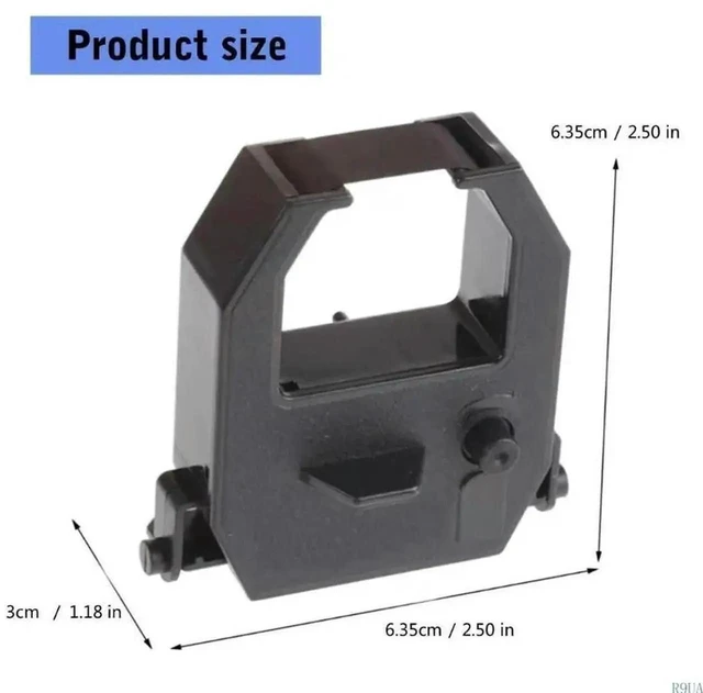 Alt view image 3 of 4 - Black Ink Ribbon Cartridge Replacement for TCX Series Time Clocks, Compatible with TCX-11, TCX-21, TCX-22, TCX-35, TCX-45, TCX-85 Time Recorders (1-Pack)