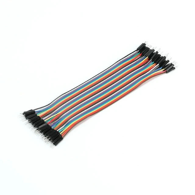 Alt view image 3 of 6 - 120Pcs Male to Male Dupont Cable Line 40P 21CM Dupont Color Wire Breadboard Wire Adapter Cable 20CM 2.54 Tinned Terminal Separable 1.4mm Copper 10 Colors for DIY Electronics PCB Projects