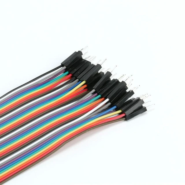 Alt view image 5 of 6 - 120Pcs Male to Male Dupont Cable Line 40P 21CM Dupont Color Wire Breadboard Wire Adapter Cable 20CM 2.54 Tinned Terminal Separable 1.4mm Copper 10 Colors for DIY Electronics PCB Projects
