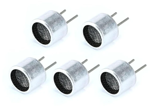 Main image of RT Split Ultrasonic Transducer Sensor Ultrasonic Sensor Probe Diameter 16mm 40KHz Separate Transmitter Receiver Side Laser Engraving High Sensitivity Precise Detection Sound Output 5PCS