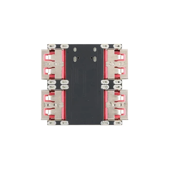 Alt view image 5 of 5 - XL334P4 Type-C USB2.0 Multi-Port Hub Module 4-Port Docking Station Board 500mA Self-Resetting Fuse 40MB/s USB-A Output Plug and Play for Low-Power Devices 3pcs
