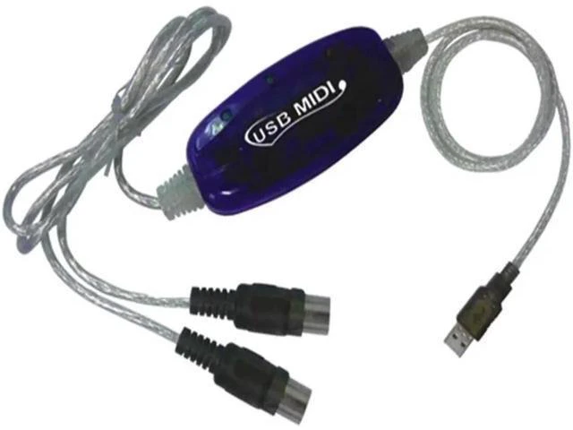 Main image of WIN8 USB to MIDI Line Music Editing Cable Data Cable Converter MIDI Adapter for PC Music Keyboard Connection
