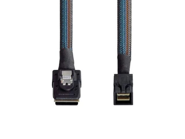 Alt view image 2 of 7 - Mini SAS SFF-8087 to SFF-8643 Internal High Density HD x4 Copper Data Cable Mini Serial Attached SCSI Server Hard Disk RAID Cable for SAS/SATA Adapter and Backplane 6Gb/s 50cm SF-070-0.5M