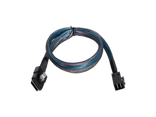 Alt view image 5 of 7 - Mini SAS SFF-8087 to SFF-8643 Internal High Density HD x4 Copper Data Cable Mini Serial Attached SCSI Server Hard Disk RAID Cable for SAS/SATA Adapter and Backplane 6Gb/s 50cm SF-070-0.5M