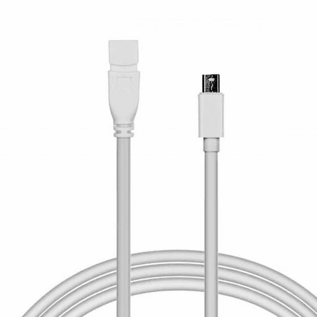 Alt view image 3 of 7 - Mini DisplayPort Male to Mini DP Female Extension Cable 1.8m 6ft 180cm White for Any mDP Connection Not Compatible with Thunderbolt