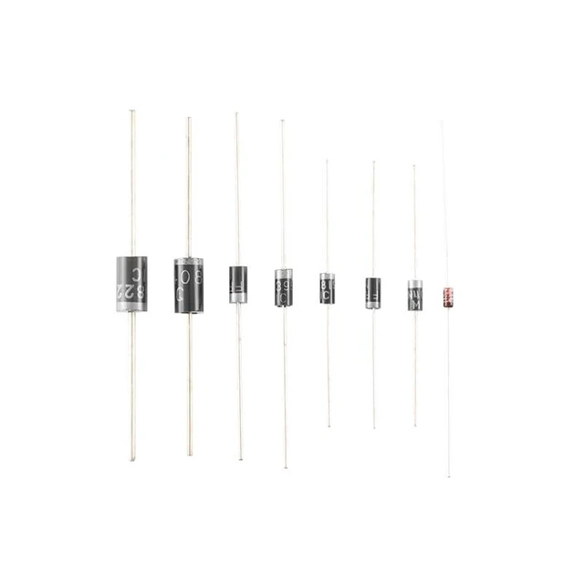 Alt view image 4 of 4 - 200Pcs 8 Value Diode Assortment Kit Rectifier Schottky Fast Recovery Switching Diodes 200mA-3A 40V-1000V 1N4148 1N4007 1N5819 1N5399 FR107 FR207 1N5408 1N5822 for DIY Electronics Projects