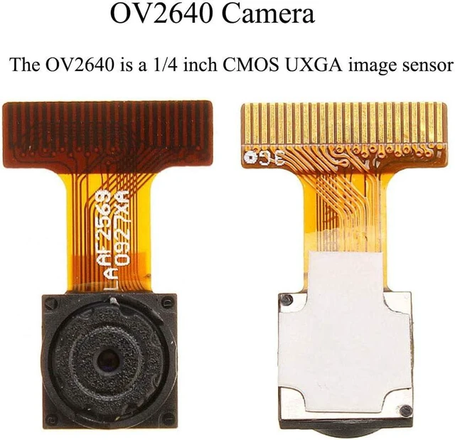 Alt view image 5 of 5 - ESP32-CAM Camera WiFi Bluetooth 4.2 Development Board with OV2640 2MP Camera Module 4M PSRAM Dual-core 32-bit CPU Supports Image Upload via WiFi UART SPI I2C PWM ADC DAC for IoT 1PCS