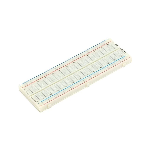 Alt view image 5 of 7 - MB-102 Solderless Breadboard Experimental Board Universal Board with 830 Tie Points 630 Terminal Sockets 200 Distribution Sockets 165mm by 55mm by 10mm ABS for Electronic Circuit Testing 5Pcs