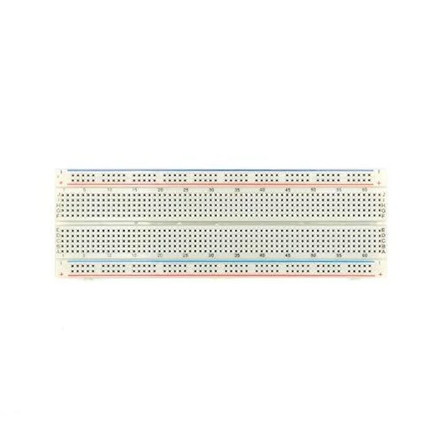 Alt view image 4 of 7 - MB-102 Solderless Breadboard Experimental Board Universal Board with 830 Tie Points 630 Terminal Sockets 200 Distribution Sockets 165mm by 55mm by 10mm ABS for Electronic Circuit Testing 5Pcs