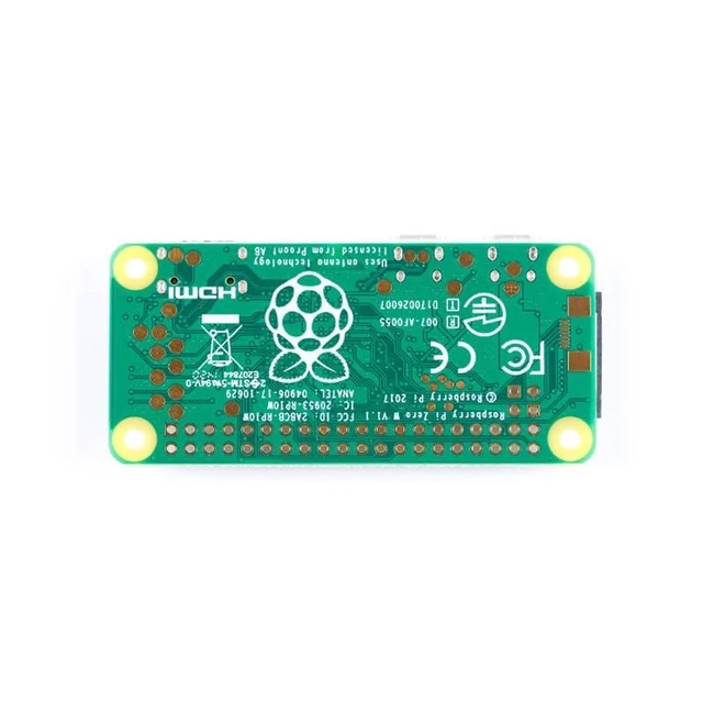 Alt view image 4 of 4 - Zero W Wireless Development Board Module BCM2835 1GHz ARM11 512MB LPDDR2 SDRAM 802.11 b/g/n Wireless LAN Bluetooth 4.1 Low Energy 40PIN GPIO Micro USB Power Data OTG Mini HDMI 1080p 60Hz 1 Pack