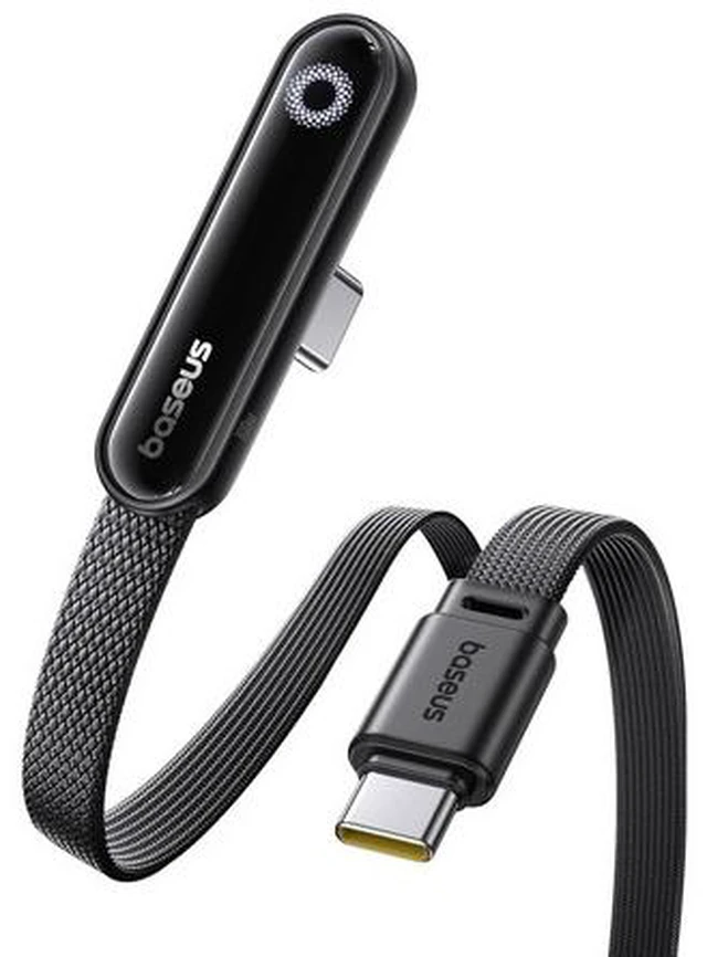Main image of 100W 5A Right Angle USB-C to USB-C Cable Type C Charger Cord with Atmosphere Light 90° Connector E-Marker Chip 3.3ft for iPhone 16 15 Pro Plus Pro Max Galaxy S24/S23 MacBook and iPad