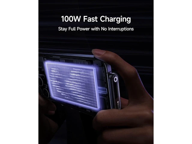 Alt view image 5 of 6 - 100W 5A Right Angle USB-C to USB-C Cable Type C Charger Cord with Atmosphere Light 90° Connector E-Marker Chip 3.3ft for iPhone 16 15 Pro Plus Pro Max Galaxy S24/S23 MacBook and iPad