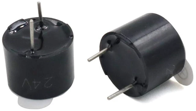 Main image of TMB12A24 24V Integrated Electromagnetic Buzzer 2400Hz Active Solid-State Sounder 12x9.5mm 7.5mm Pin Pitch PBT High Temperature Resistance for Electronic Devices Alarm Systems 20pcs
