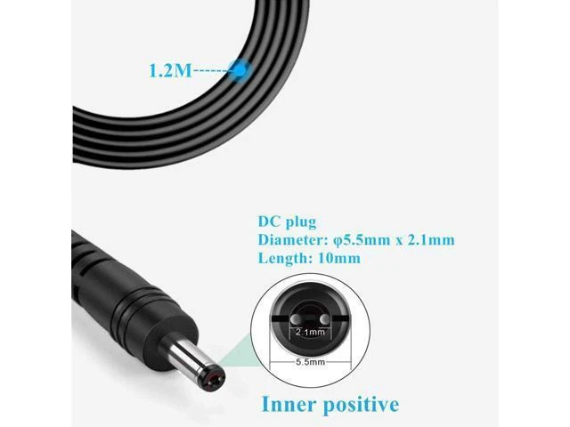 Alt view image 6 of 7 - Universal AC-DC Power Adapter 15V 1A 15W AC100V-240V 50/60Hz Input DC15V 100mA-1000mA Output 5.5mm x 2.1mm Plug with 8 DC Plug Adapters Inner Positive Outer Negative