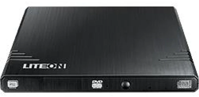Main image of EBAU108 External DVD Writer USB 2.0 DVD-RAM/±R/±RW Double-Layer Media 24x CD Read/Write/Rewrite 8x Read/Write/Rewrite Black 13.2mm Slim Portable USB-Powered Optical Drive with Integrated Cable