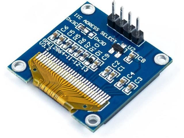 Alt view image 2 of 7 - 0.96-inch OLED I2C IIC Display Module 12864 128x64 Pixels SSD1306 Mini Self-Luminous OLED Screen Board 3.3-5V DC 0.04W/0.08W 160° Viewing Angle 2 I/O Ports for Raspberry Pi White 5 pcs