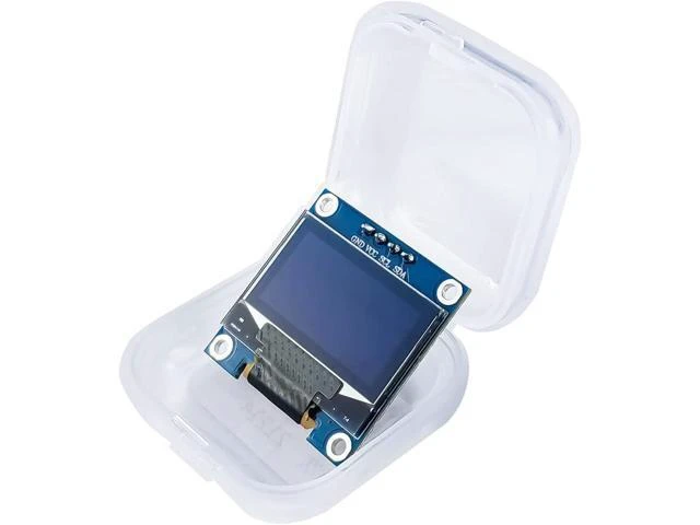 Alt view image 7 of 7 - 0.96-inch OLED I2C IIC Display Module 12864 128x64 Pixels SSD1306 Mini Self-Luminous OLED Screen Board 3.3-5V DC 0.04W/0.08W 160° Viewing Angle 2 I/O Ports for Raspberry Pi White 5 pcs