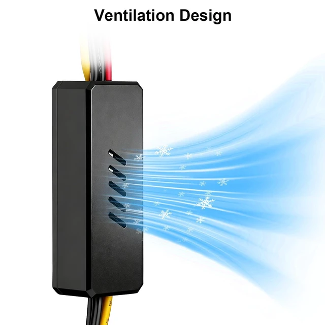 Alt view image 3 of 5 - DC 12V Female to 3 SATA IDE 5V Hard Drive Power Supply Cable DC 5.5x2.5mm SATA Female Extension Cable with Step-Down Voltage Regulator 31.5 inch 1007 18AWG 8mm Hole Diameter 1 to 3