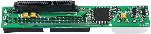Alt view image 5 of 7 - 40Pin SATA to IDE Adapter 3.5-Inch Desktop PATA Bridge Card SATA Female to 40Pin Male Converter for IDE HDD CD/DVD Optical Drive ATA 100/ATA 133 Windows Linux Bootable System Disk