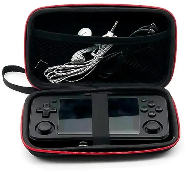 Main image of RG350M Handheld Game Console Carrying Case Zipper Storage Pouch with Dustproof Shockproof Protective Design Soft Interior Lining for Travel and Outdoor Gaming Lightweight Portable Bag