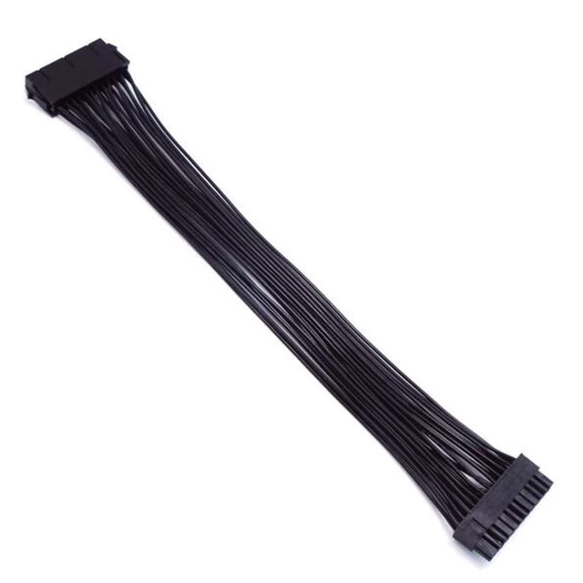 Alt view image 6 of 6 - ATX 24 Pin Motherboard Power Extension Cable Internal PC PSU Male to Female Connector 12.6 Inches / 32cm Secure Clip Latch Removable Cable Ties for Power Supply to Motherboard Connections
