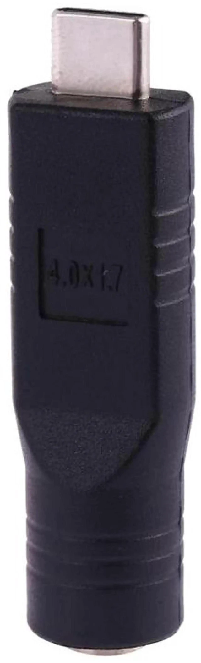 Alt view image 4 of 4 - 4.0 x 1.7mm DC Female to USB-C Male Power Adapter 4017 DC Jack to USB-C Plug Converter Connector for Portable Speakers LED Strip Controllers Mini Monitors and Compact Electronics Plug and Play