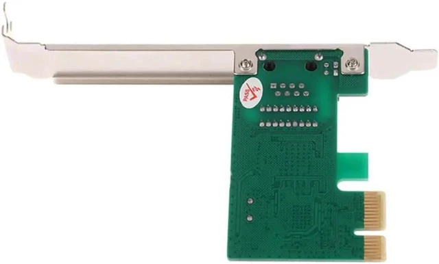 Alt view image 4 of 7 - PCIe Gigabit Ethernet Network Card 10/100/1000Mbps RJ45 LAN Controller Adapter for Desktop PC PCIe Network Expansion Replacement Adapter Windows and Linux Cat5e/Cat6/Cat7 Cable Support 1 Pack