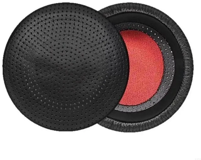 Main image of Headset Replacement Ear Cushions Ear Pads and Earmuff Pads for C3225 C3215 B825 C510 C520 C710 C720 Protein Leather Memory Foam Noise Isolation Tool-Free Snap-On Black 1 Pair